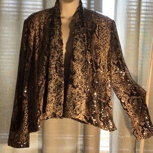 ALBERTO MAKALI sequined evening jacket